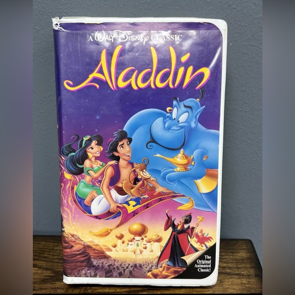 Aladdin (VHS, 1993) Black Diamond Edition, Walt Disney Classic, Clamshell